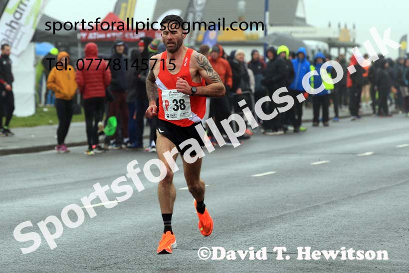Senior mens 12 Stage 2023 Northern Mens 12 stage and Womens 6 Stage Relays and Young Athletes, Redcar. Photo: David T. Hewitson/Sports for All Pics